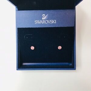 New SWAROVSKI Pink Harley Crystal Stud Earrings